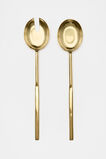 Atlas Salad Servers  Gold  hi-res