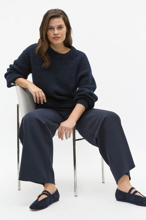 Lofty Crew Neck Knit  Twilight Blue  hi-res