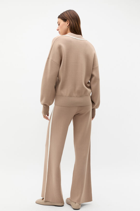 Double Knit Relaxed Polo  Cookie  hi-res