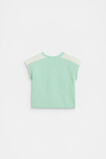 Spliced Logo Knit Tee  Mint  hi-res