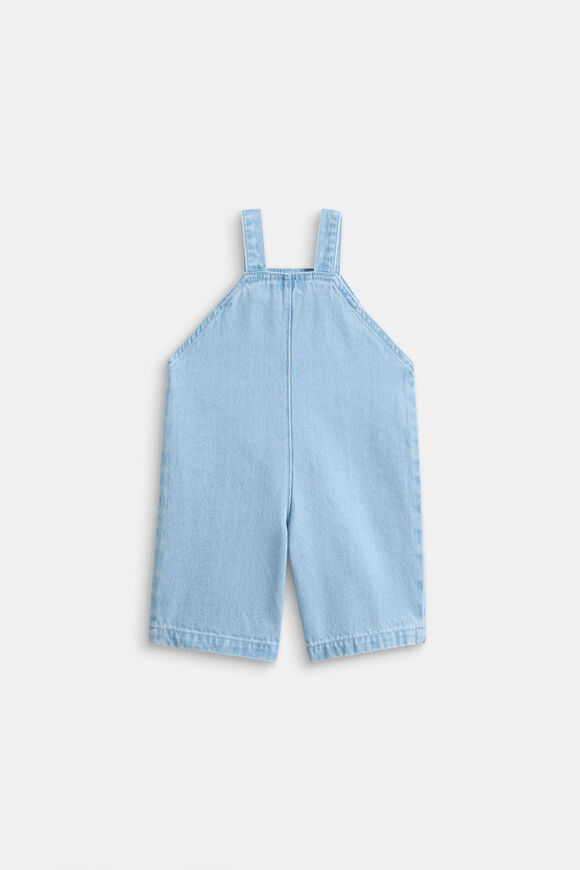 Colourblock Pocket Dungaree  Cloud Blue Wash  hi-res