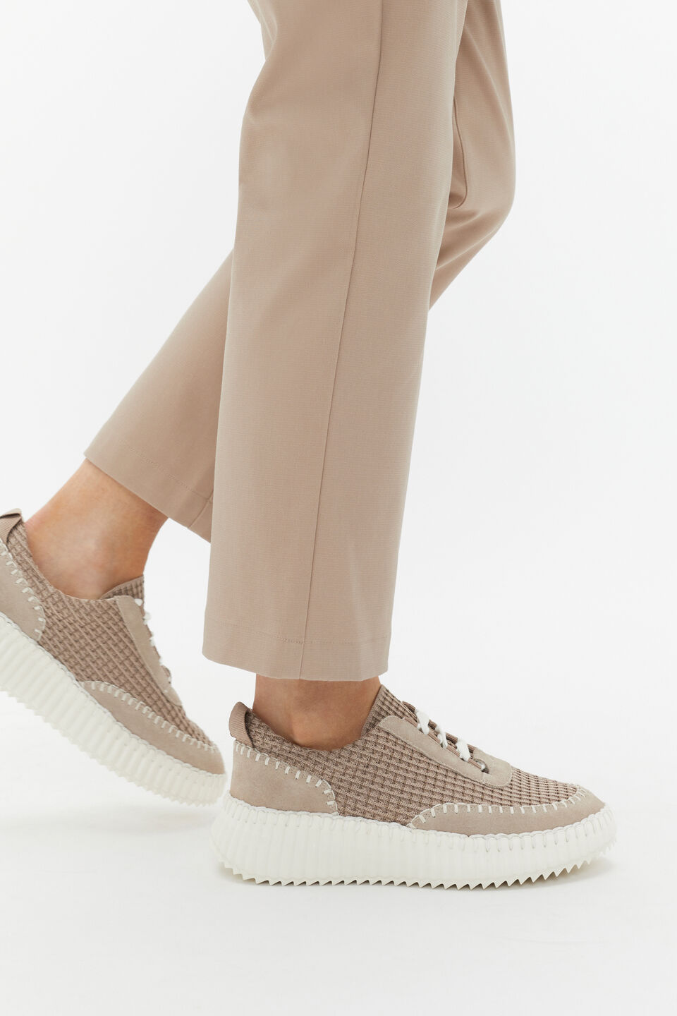 Brielle Knit Sneaker  Cookie