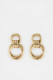 Statement Loop Earring  Gold  hi-res