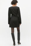 Wool Blend Mini Dress  Black  hi-res