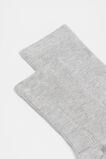 Cosy Rib Crew Sock  Silver Marle  hi-res