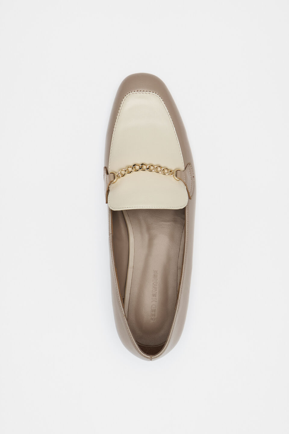 Portia Two Tone Loafer  Cookie Oat