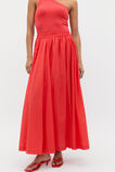 Voile Gathered Skirt  Electric Crimson  hi-res