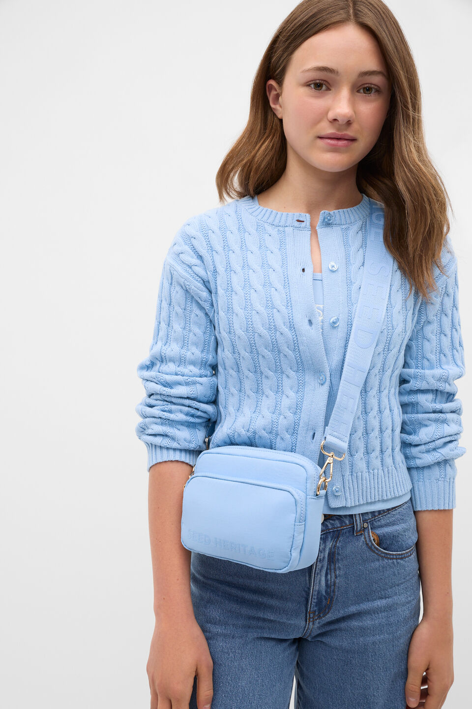 Nylon Bag  Cloud Blue