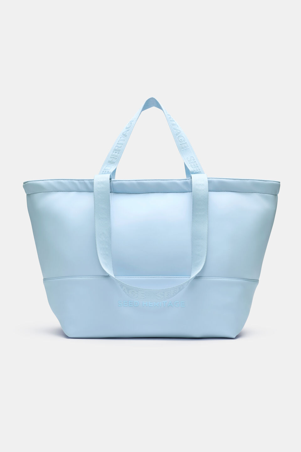 Seed Overnight Tech Tote  Arctic Blue