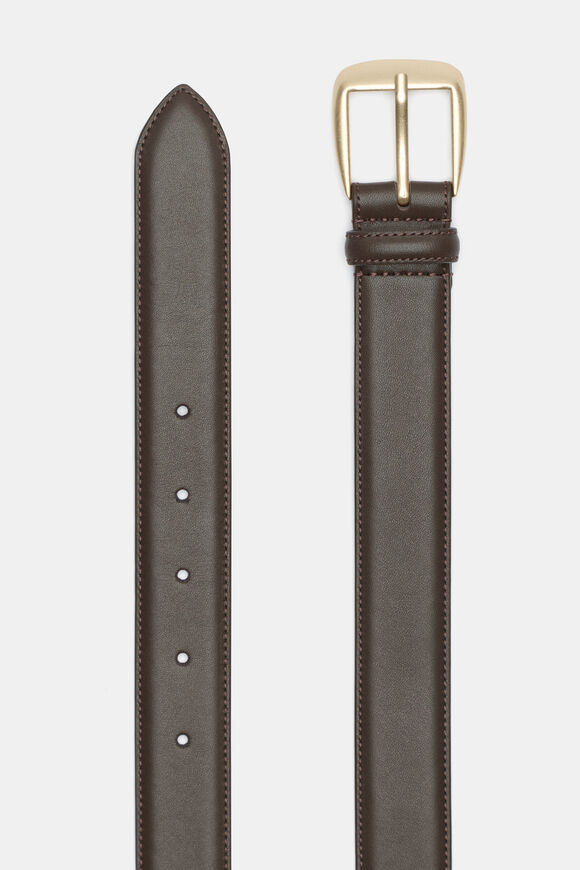 Koda Leather Belt  Chocolate  hi-res