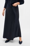 Satin Midi Skirt  Twilight Blue  hi-res