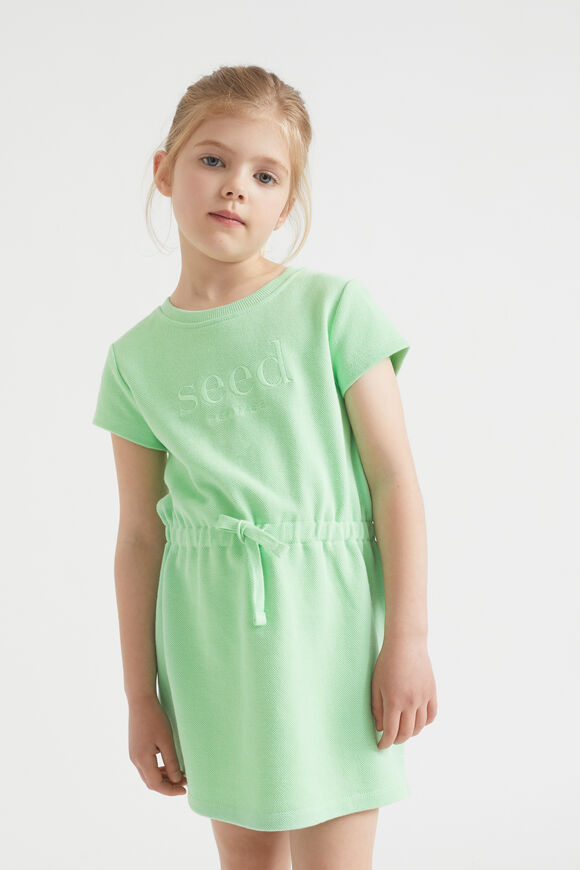 Core Pique Logo Dress  Pistacchio  hi-res