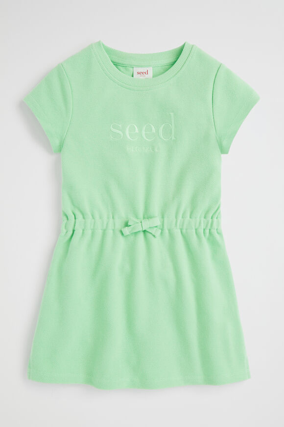 Core Pique Logo Dress  Pistacchio  hi-res