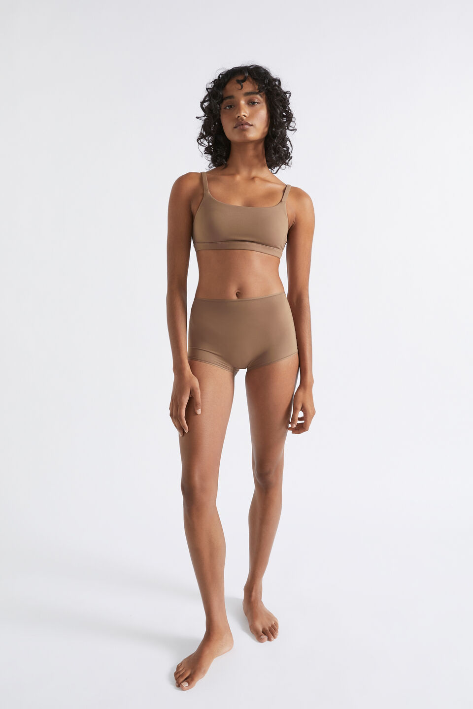 Basic Bralette  Mocha
