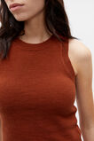 Cotton Knit Top  Russet  hi-res