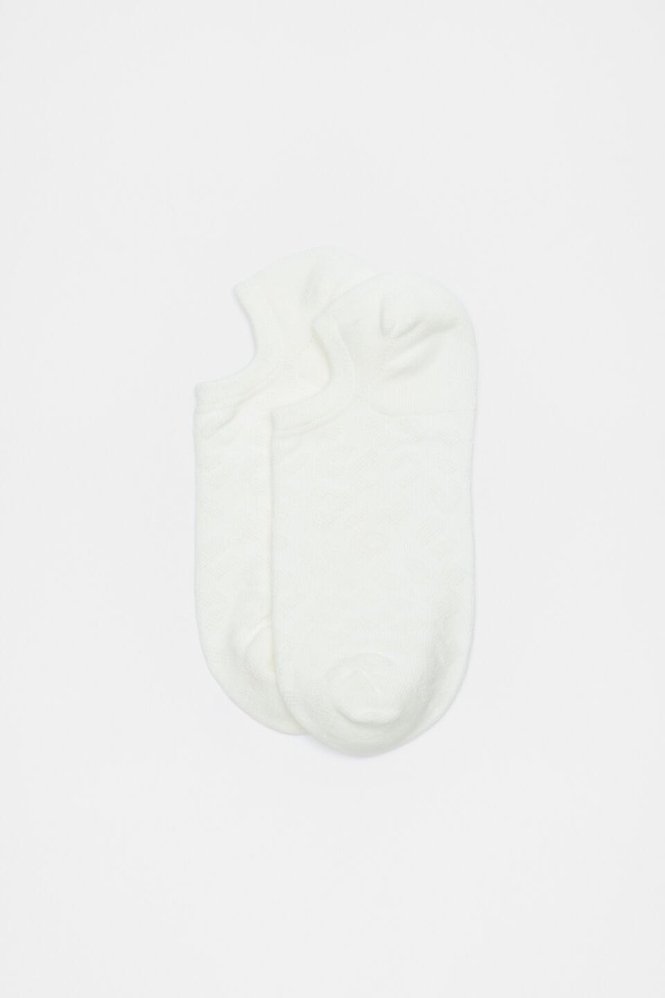 Ocelot Mesh Texture Sock  Cream