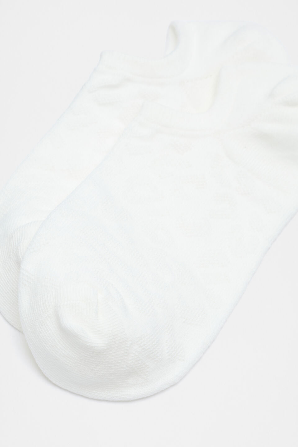 Ocelot Mesh Texture Sock  Cream