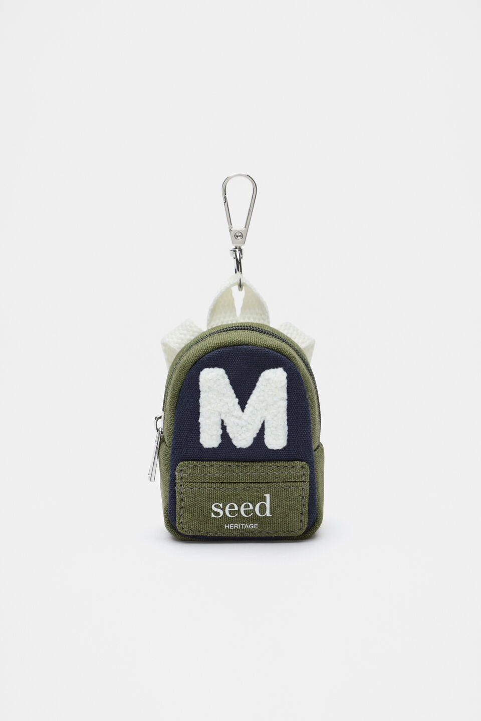 Mini Backpack Initial Keyring  M