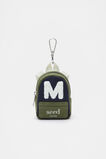 Mini Backpack Initial Keyring  M  hi-res