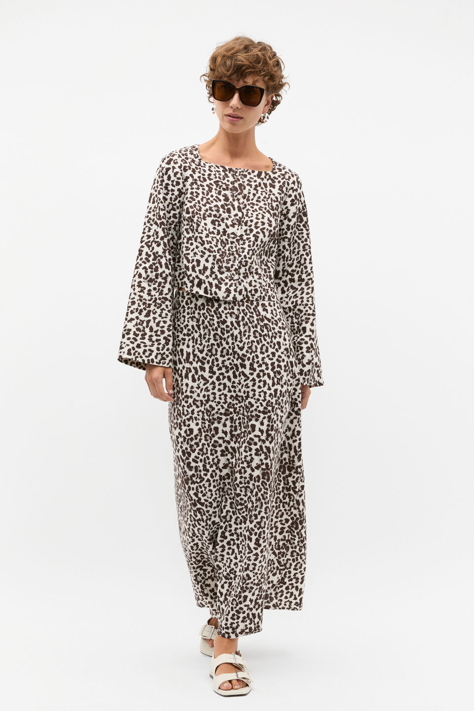 Linen Ocelot Skirt  Ocelot