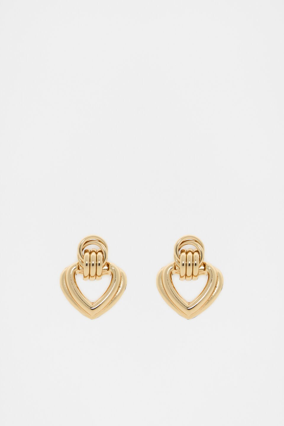 Heart Loop Earring  Gold