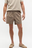 Seersucker Stripe Short  Almond  hi-res