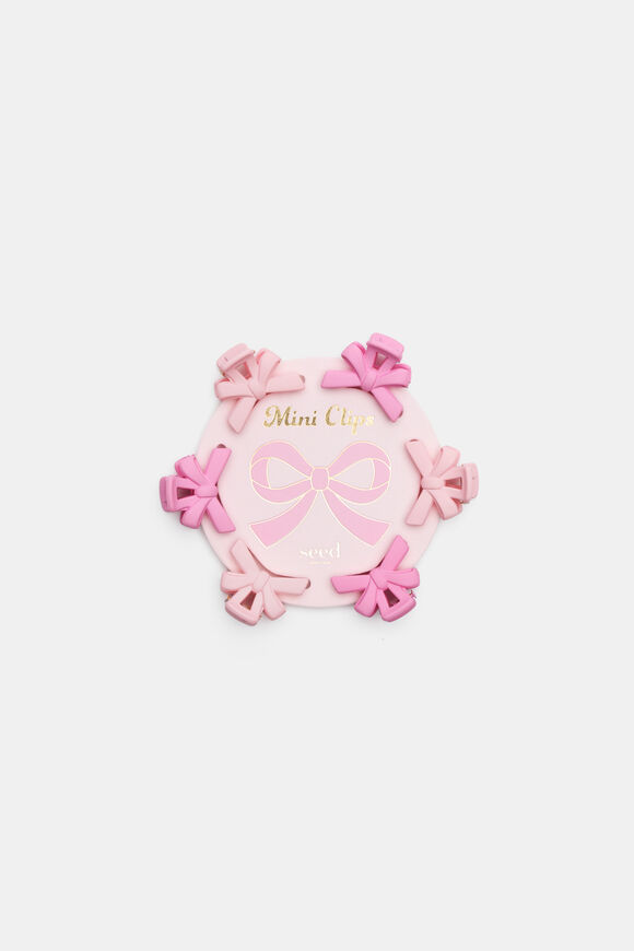Mini Bow Clip Wheel  Multi  hi-res