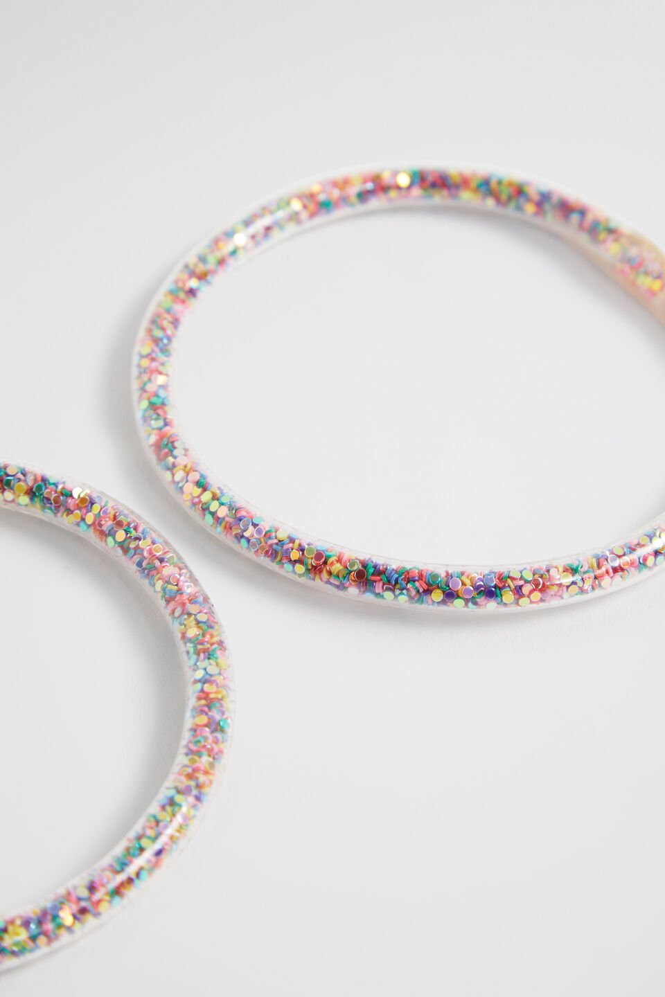 Glitter Bangle Pack  Rainbow