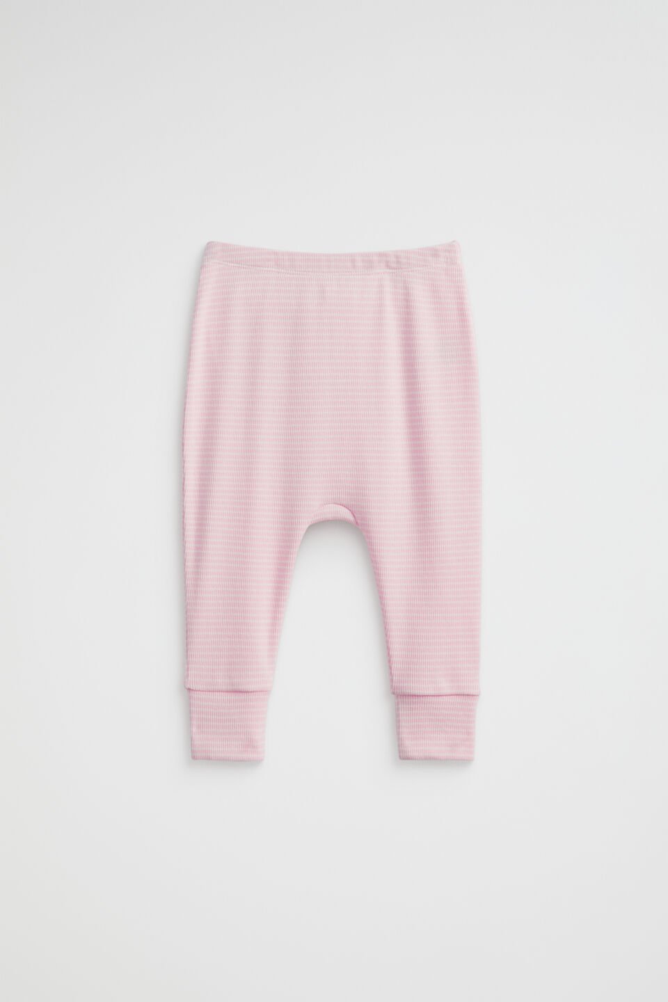 Core Rib Logo Legging  Posie Stripe