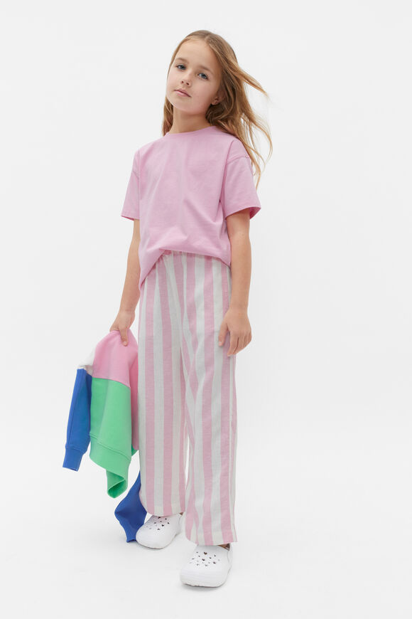 Stripe Pull On Pant  Candy Pink  hi-res