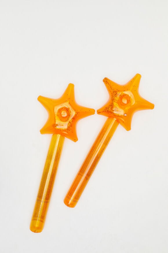 Princess Swan Inflatable Star Wand Set  Gold  hi-res