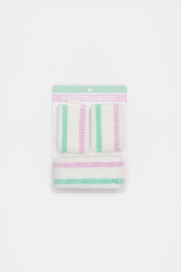 Sweatband Set  Lilac Multi  hi-res