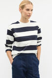 Oversized Stripe Top  Twilight Blue Stripe  hi-res