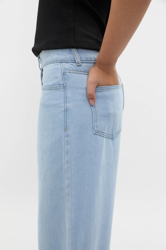 Soft Wide Leg Jean  Light Wash  hi-res