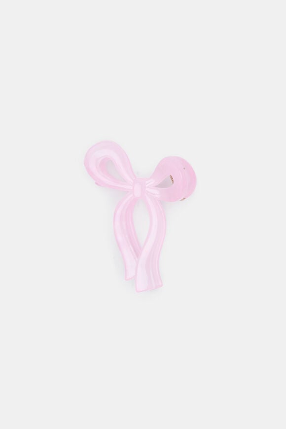 Bow Claw Clip  Candy Pink  hi-res