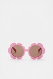 Child Flower Colourblock Sunglasses  Candy Pink  hi-res