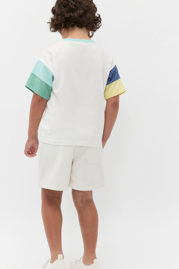 Panelled Logo Tee  Multi  hi-res