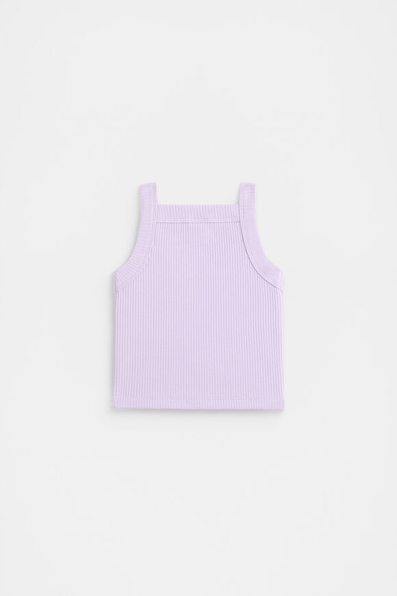 Core Logo Rib Tank  Lavender  hi-res