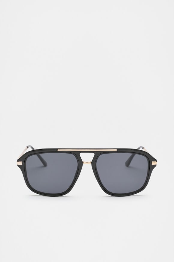 Amanda Aviator Sunglasses  Black  hi-res
