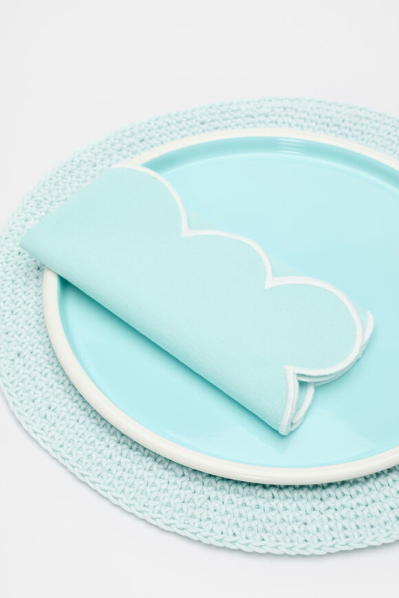 Alyra Scallop Napkin Set of 4  Skyway  hi-res