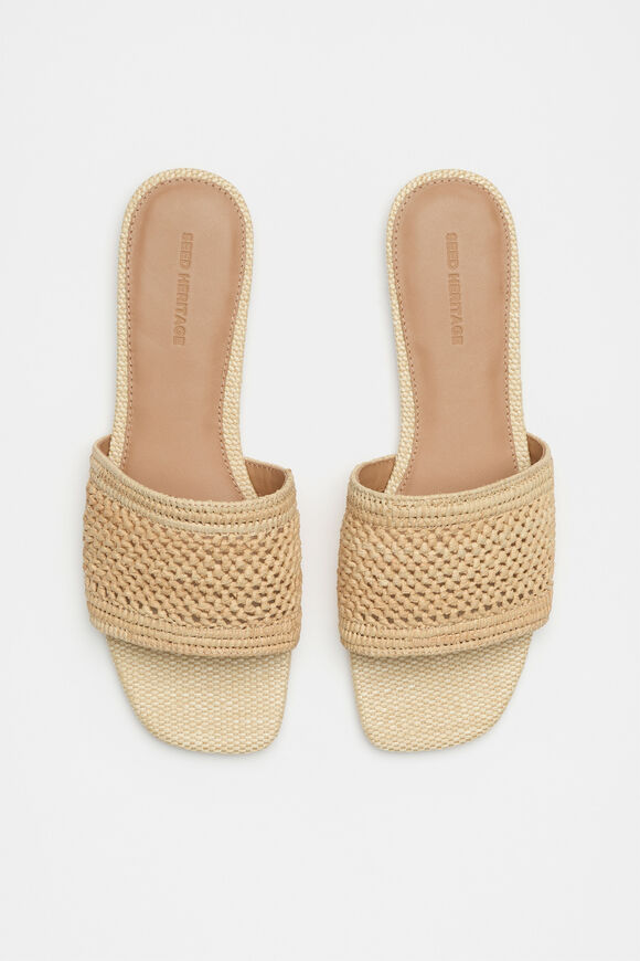 Myra Woven Slide  Natural  hi-res