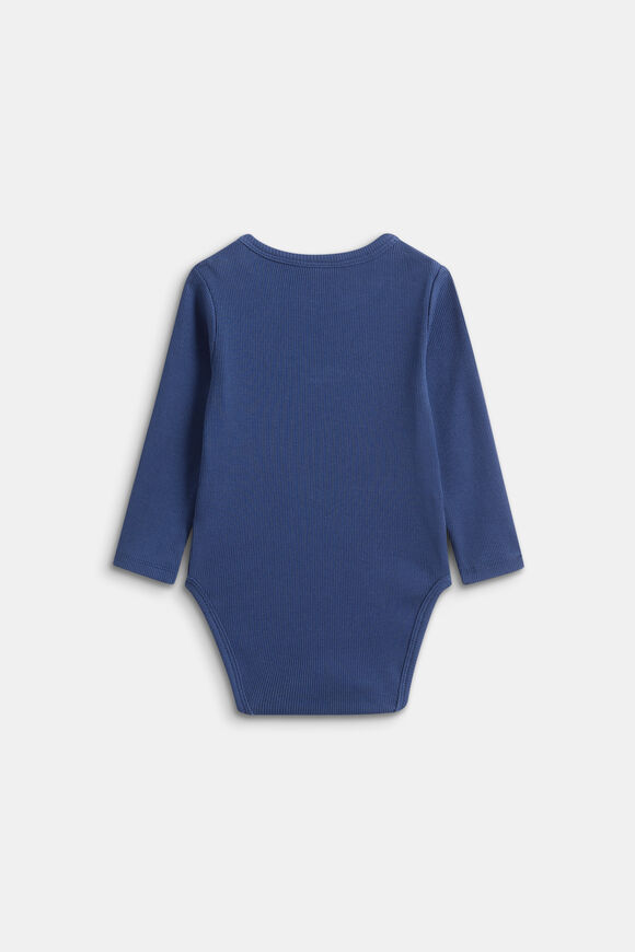 Core Logo Rib Bodysuit  French Navy  hi-res