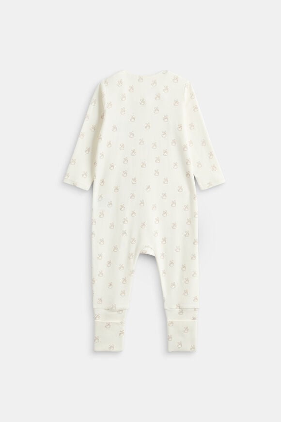 Bunny Logo Zipsuit  Classic Cream  hi-res