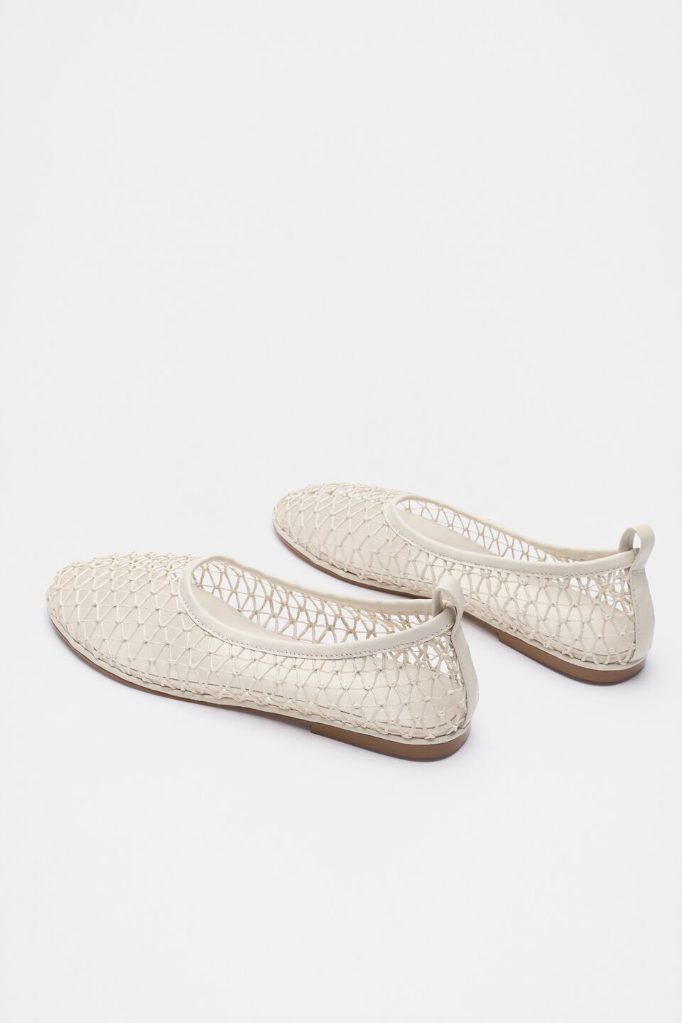 Parker Open Weave Ballet Flat  Tofu