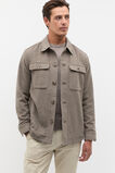 Wool Blend Overshirt  Ash Marle  hi-res