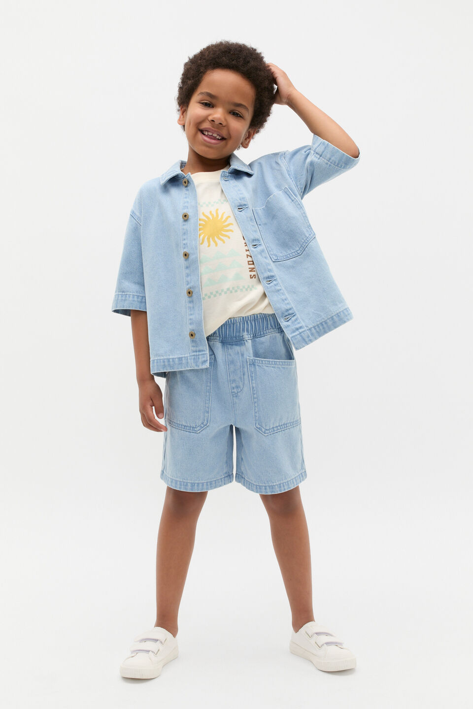 Denim Overshirt  Light Wash