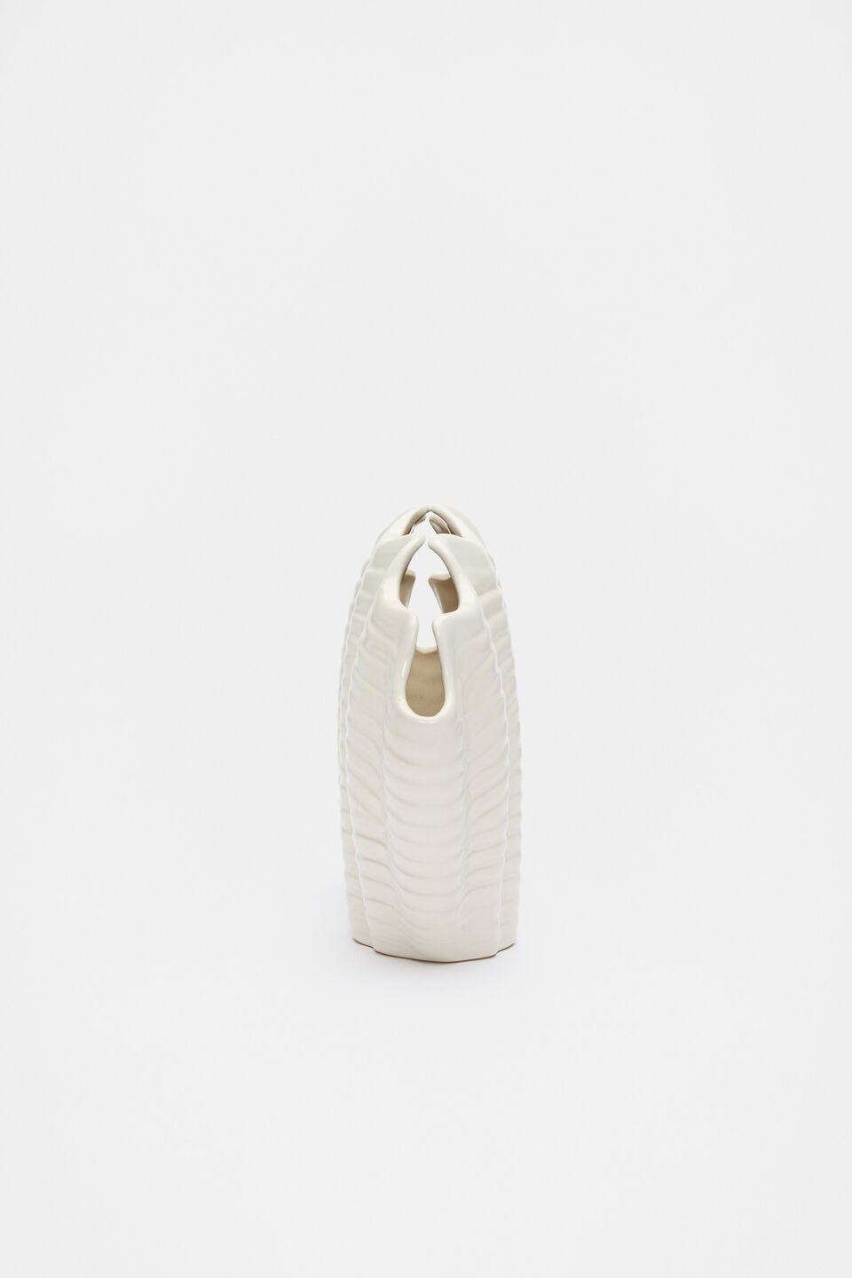 Shell Vase  Cloud Cream