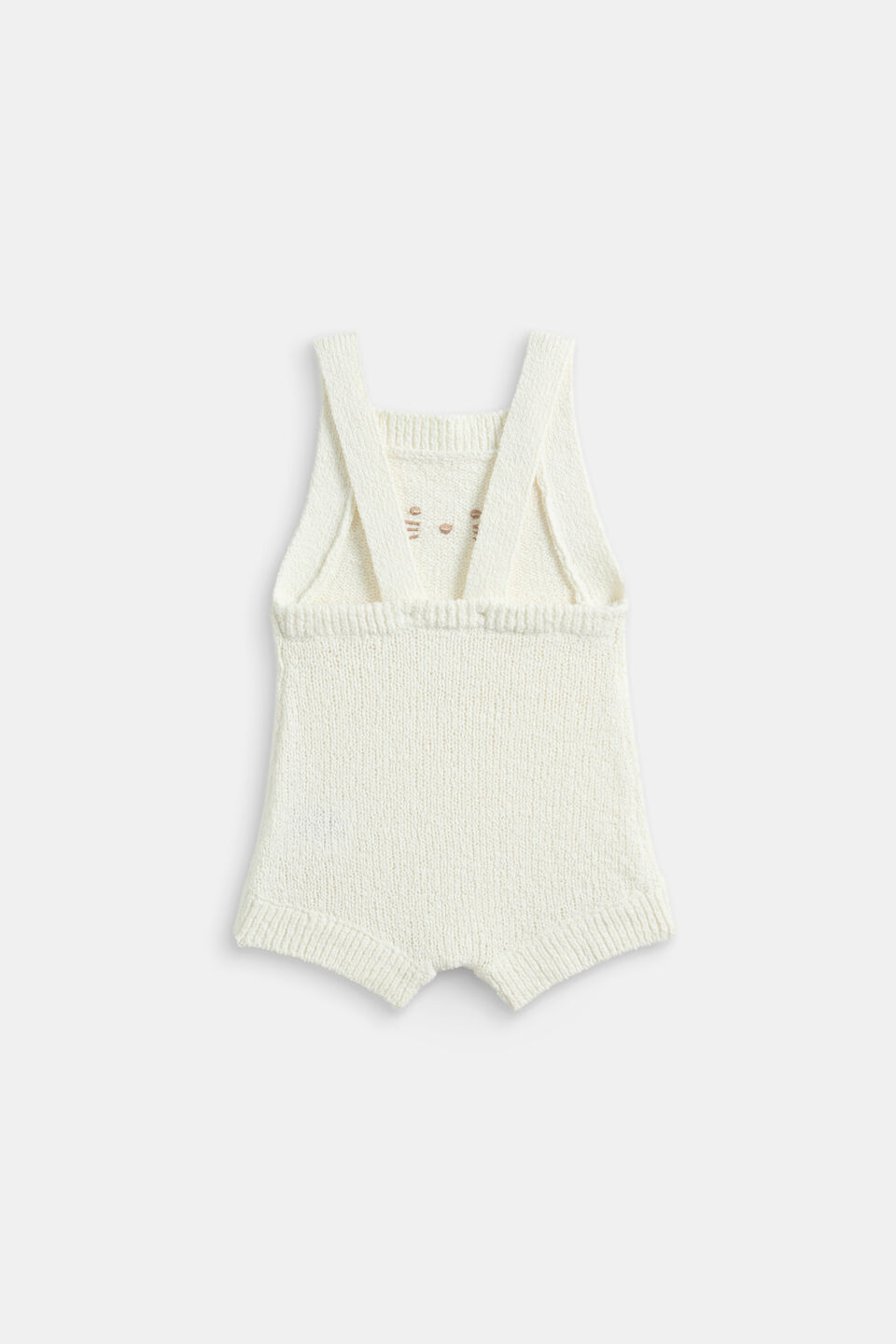 Boucle Bunny Romper  Classic Cream