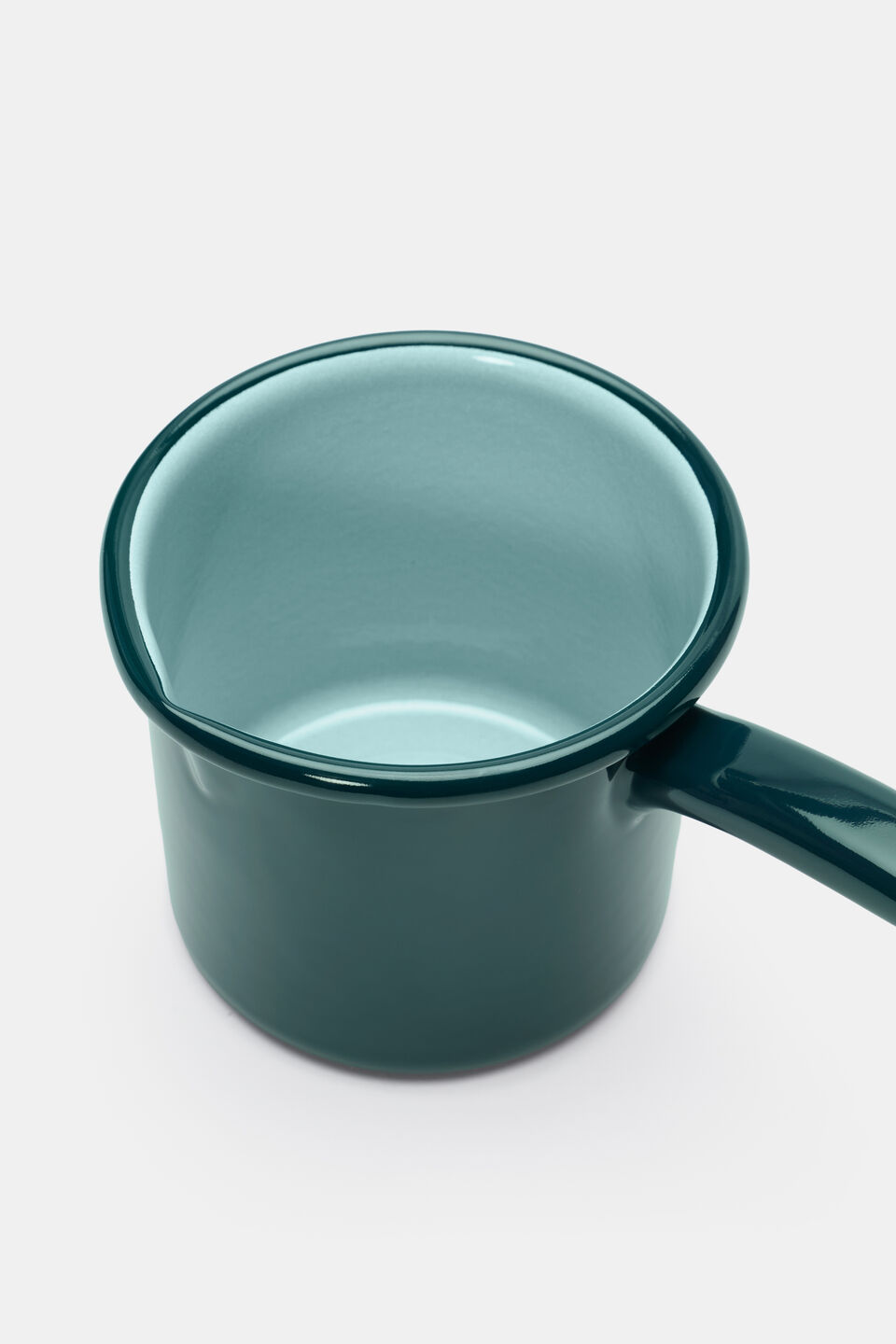 Elias Enamel Milk Pot  Twilight Blue