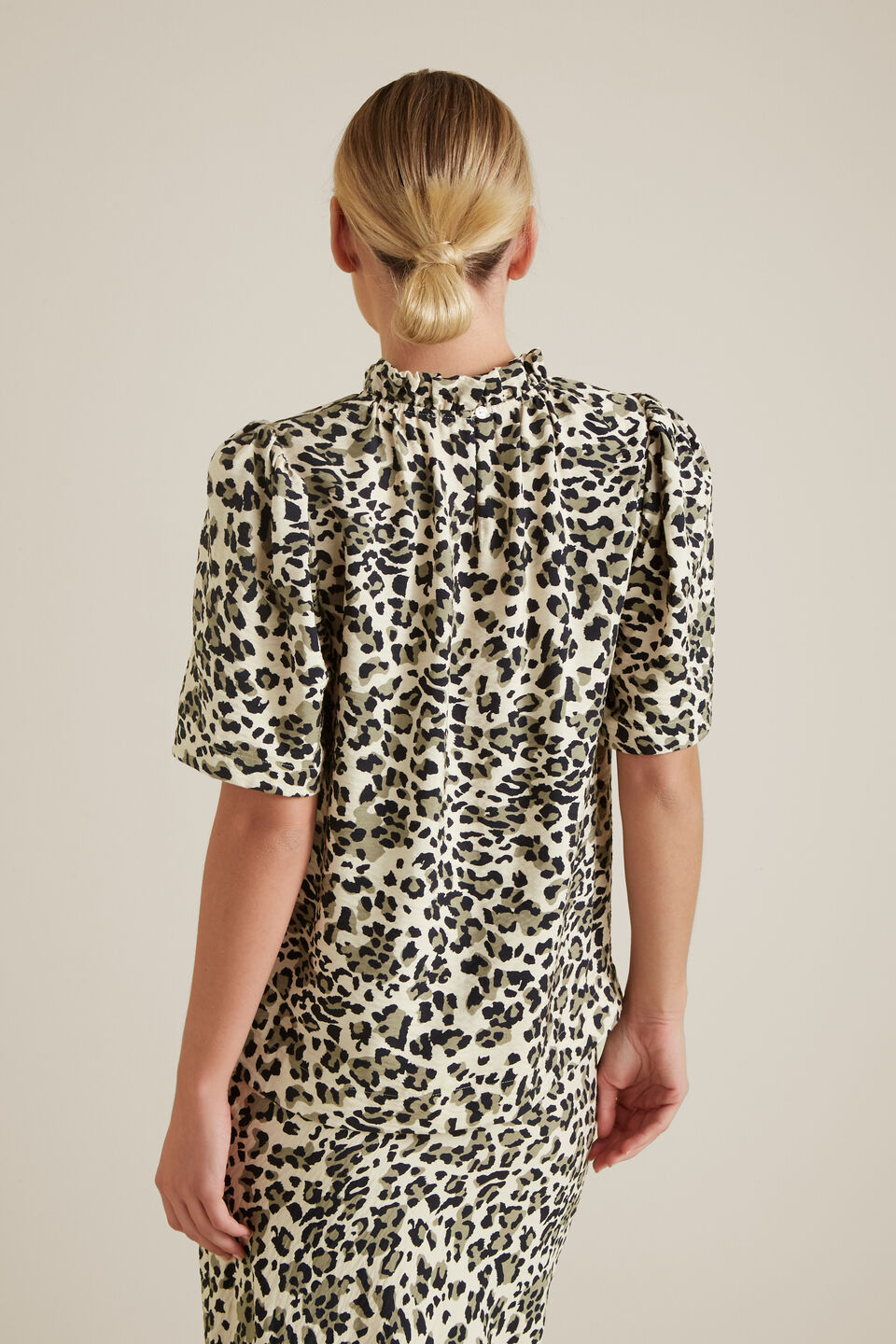 Animal Print Blouse  